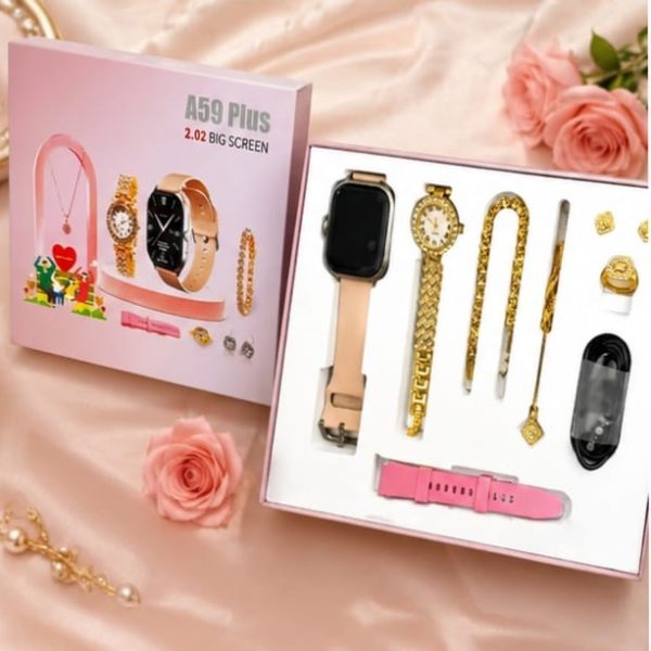 A59 Plus 2.02" Big Screen Smart Watch Gift Set Price in Bangladesh | resellKori